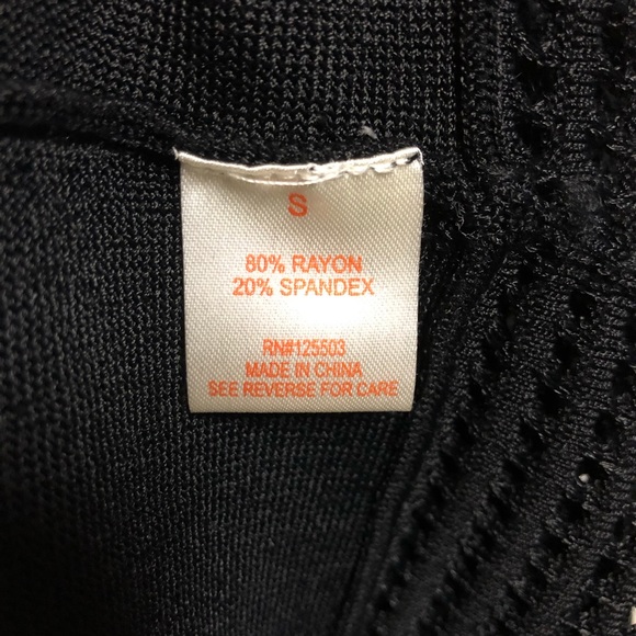 Torn by Ronny Kobo S Mabel black knit dress - Picture 7 of 8